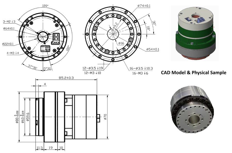 High precision robot joint module